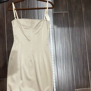 D & G cream fitted dress.